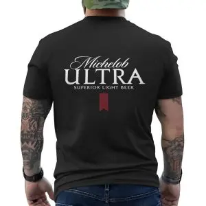Superior Light Beer Michelob Ultra Logo T-Shirt 12 Superior Light Beer Michelob Ultra Logo T Shirt 6 1.jpg