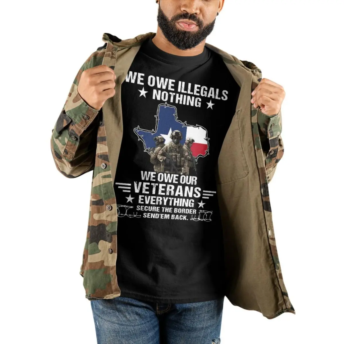 Support Our Troops Shirt Honor Those Who Served With Patriot Tee 4