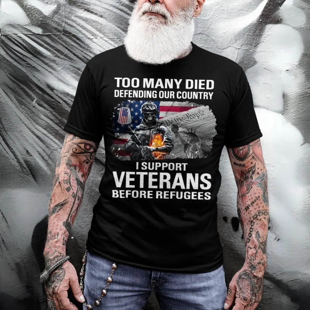 Support Veterans Shirts Honor Those Who Sacrifice Lives Defending Our Country 6