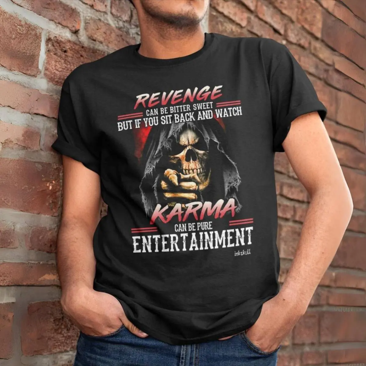 Sweet Revenge Death Skull Karma Shirt - Perfect Spooky Season Gift 5 Sweet Revenge Death Skull Karma Shirt- Perfect Spooky Season Gift