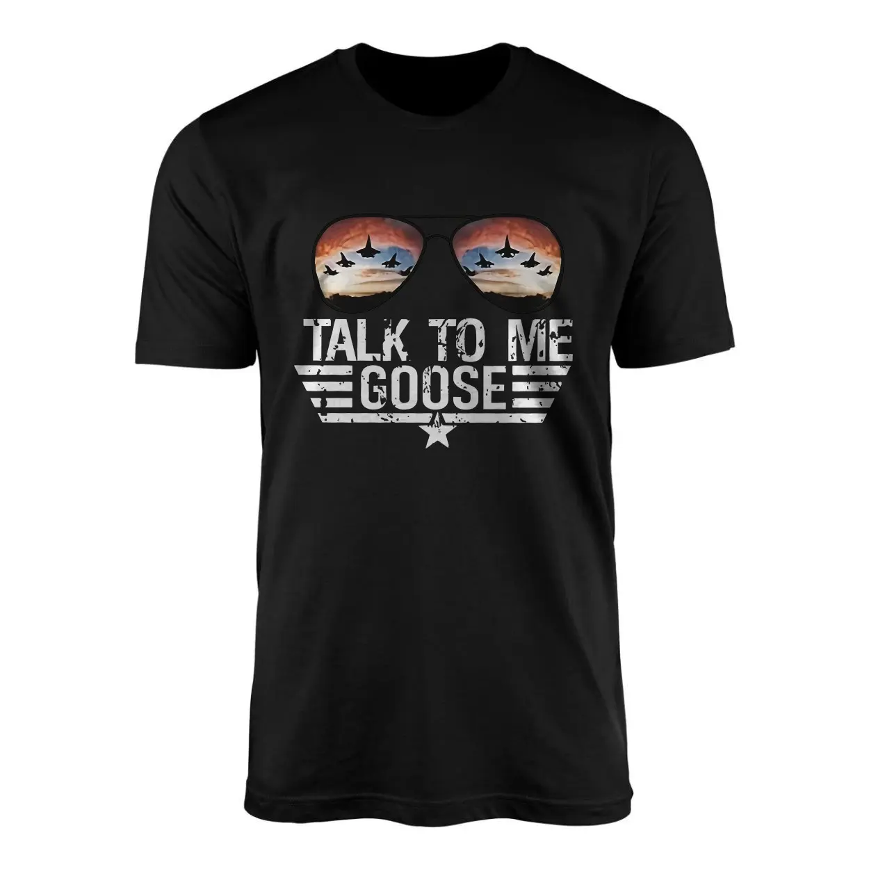 Talk To Me Goose Sunglasses Aviator Movie T Shirt 1 1.jpg