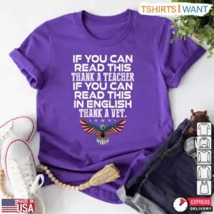 If You Can Read This Thank A Teacher - English Teacher Appreciation T-Shirt 9 Teacher Appreciation T Shirt Thank A Teacher Read English Tee 4 1.jpg