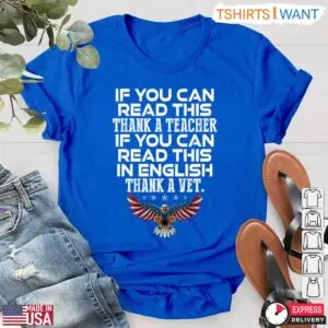 If You Can Read This Thank A Teacher - English Teacher Appreciation T-Shirt 11 Teacher Appreciation T Shirt Thank A Teacher Read English Tee 6 1.jpg
