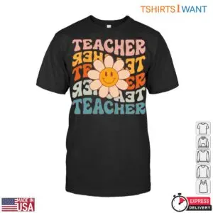Teacher Smiley Flower T-Shirt