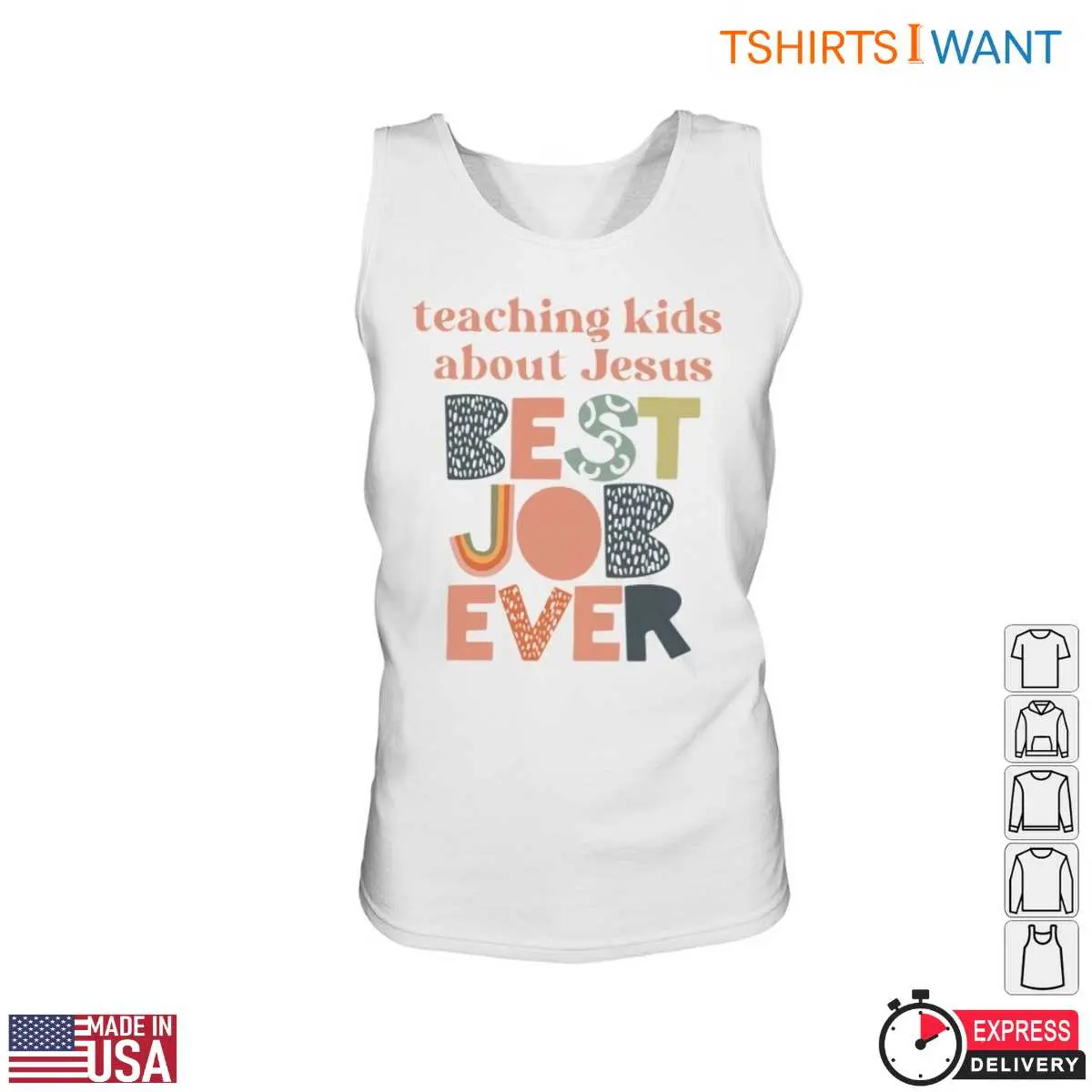 Teaching Kids About Jesus Best Job Ever Faith Based Teacher T Shirt 3 1.jpg