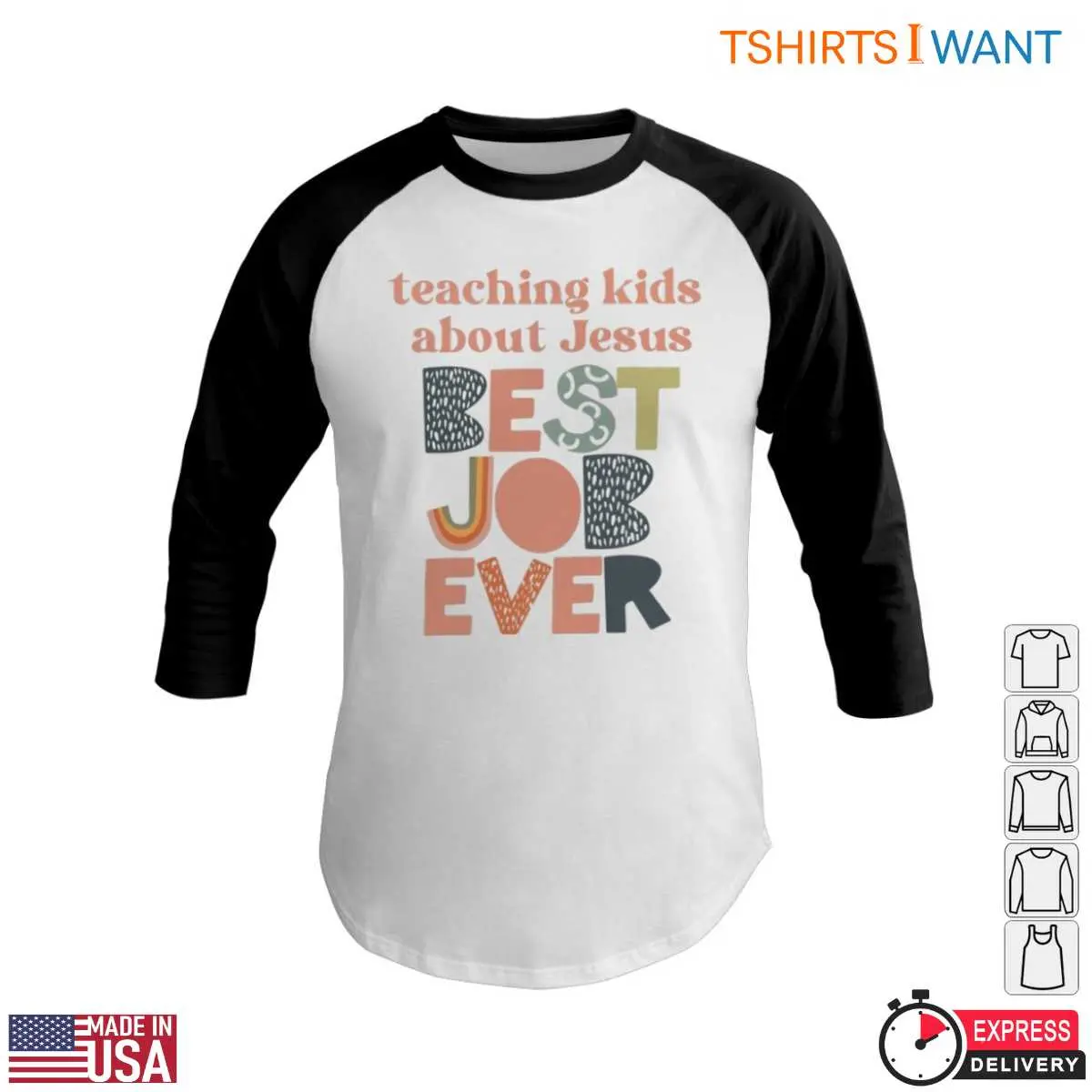 Teaching Kids About Jesus Best Job Ever Faith Based Teacher T Shirt 6 1.jpg