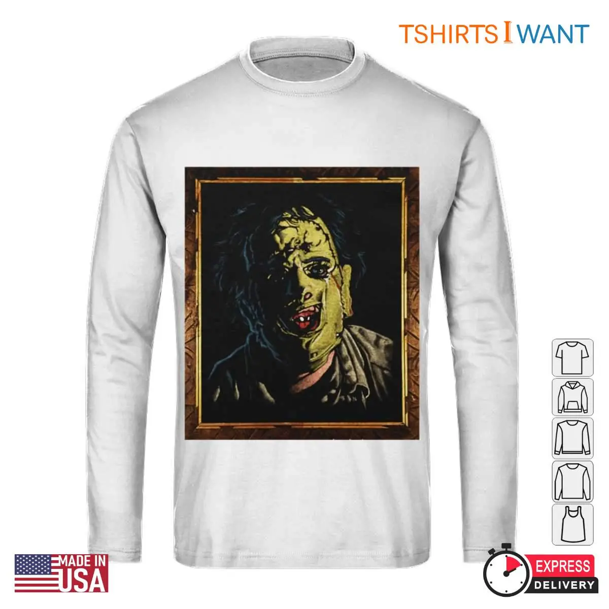 Texas Chainsaw Massacre Leatherface T-Shirt - Classic Horror Movie Graphic Tee 11 Texas Chainsaw Massacre Leatherface T-Shirt Detail