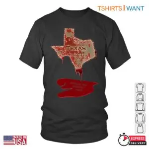 Texas Chainsaw Massacre Map T-Shirt - Witness the Birth of Fear Graphic Tee