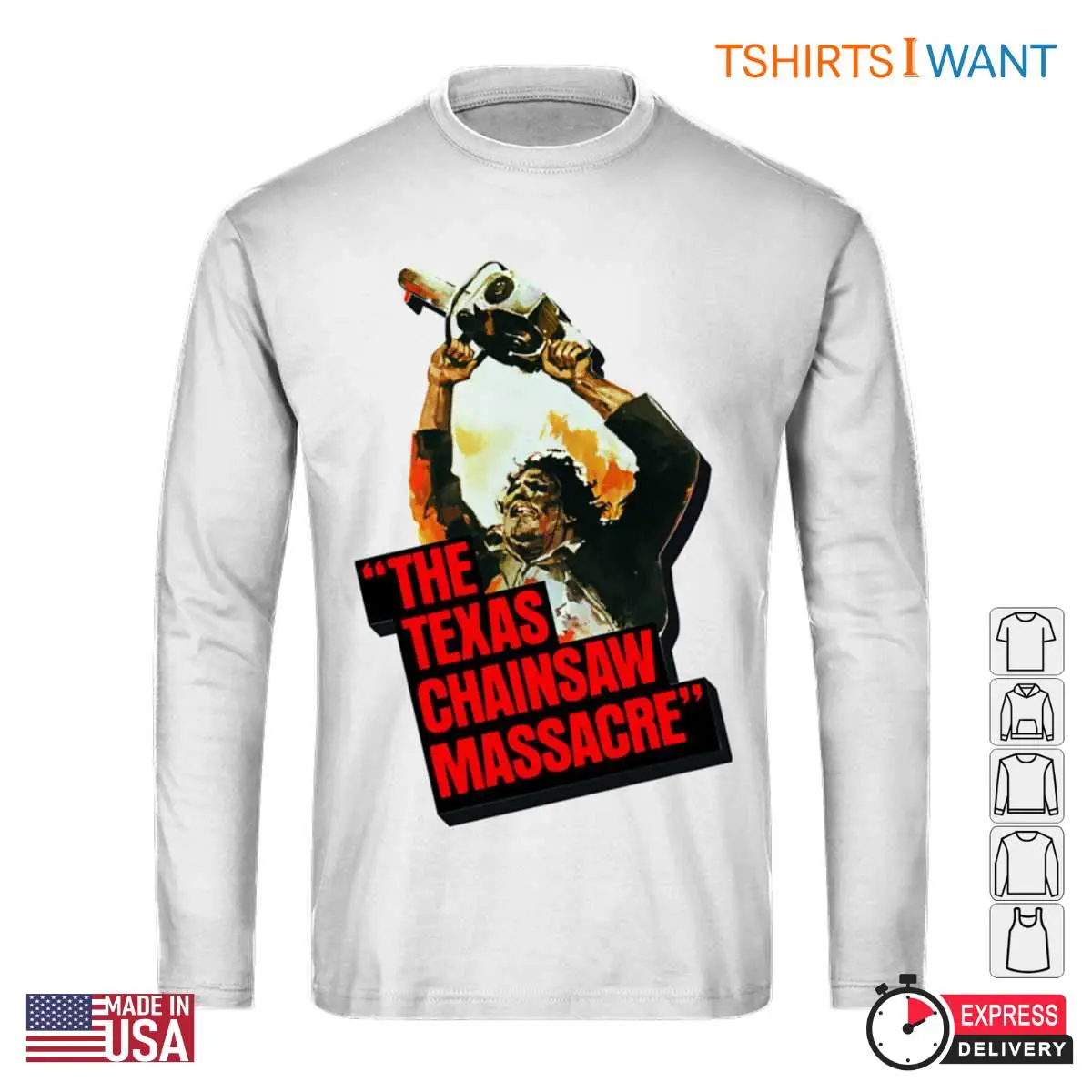 Texas Chainsaw Massacre T Shirt Vintage Leatherface Horror Movie Tee 2 1.jpg