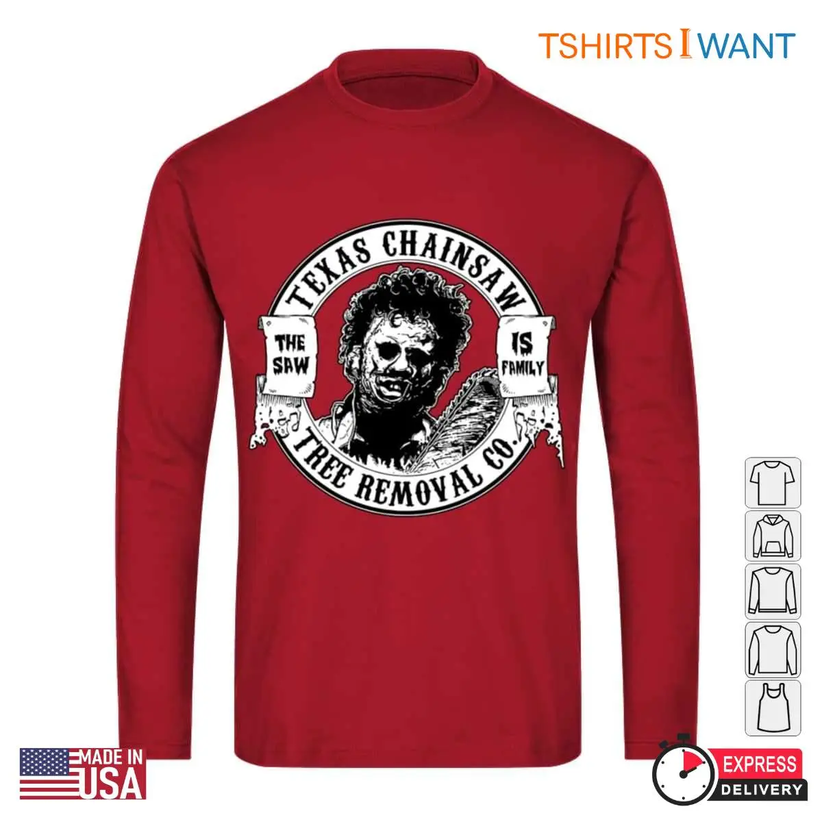 Texas Chainsaw Tree Removal Co. T Shirt E28093 The Saw Is Family 4.jpg