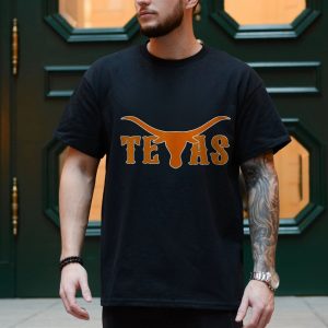 Texas Longhorn T shirt E28093 Western Cowboy Style Graphic Tee 4.jpg