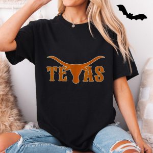 Texas Longhorn T shirt E28093 Western Cowboy Style Graphic Tee 5.jpg