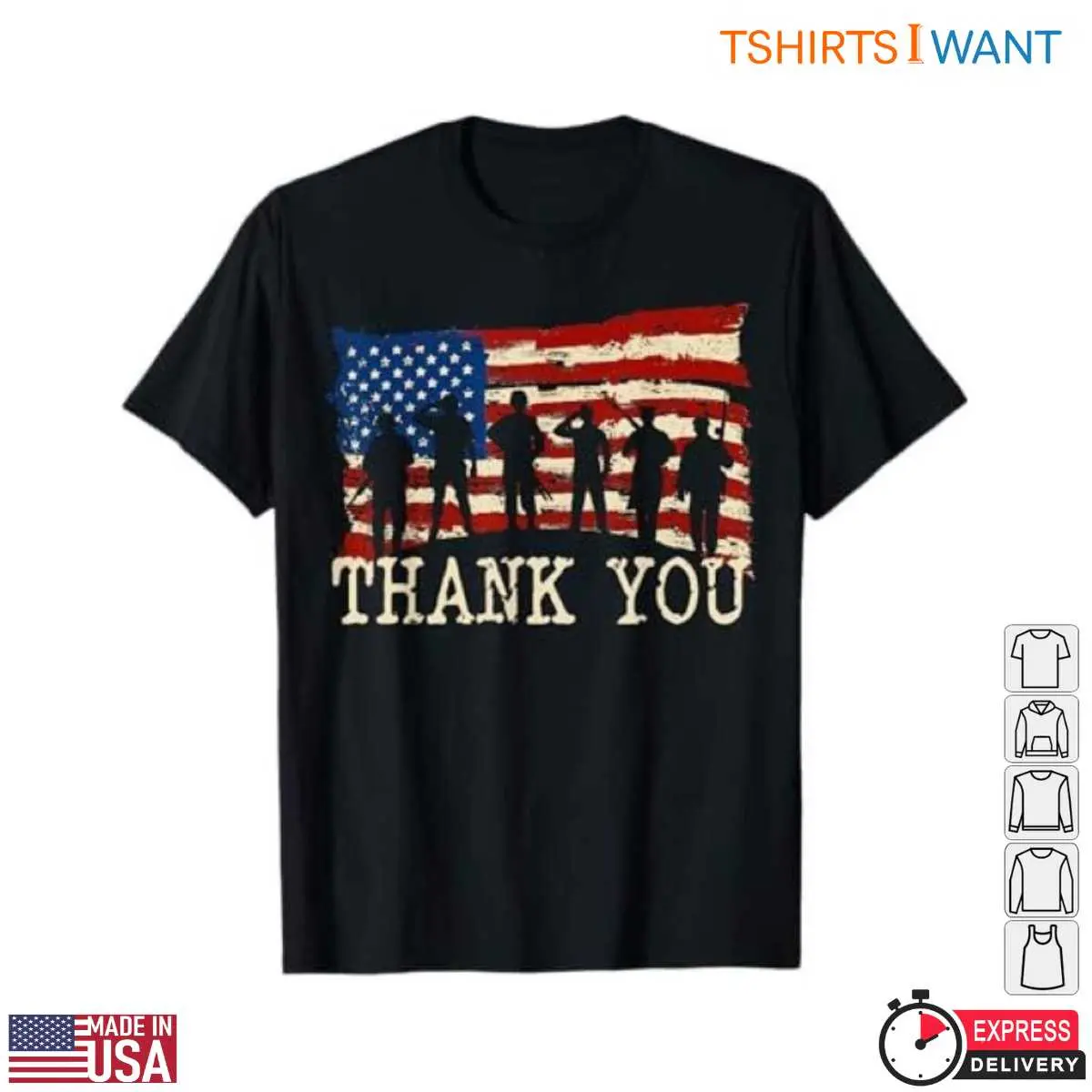 Thank You Military T-Shirt - American Flag & Veterans Tribute Graphic Tee 1 Thank You Military T Shirt American Flag Veterans Tribute 1 1.jpg