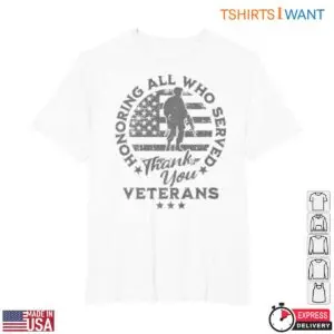 Thank You Veterans T Shirt Honoring All Who Served Tee 1 1.jpg