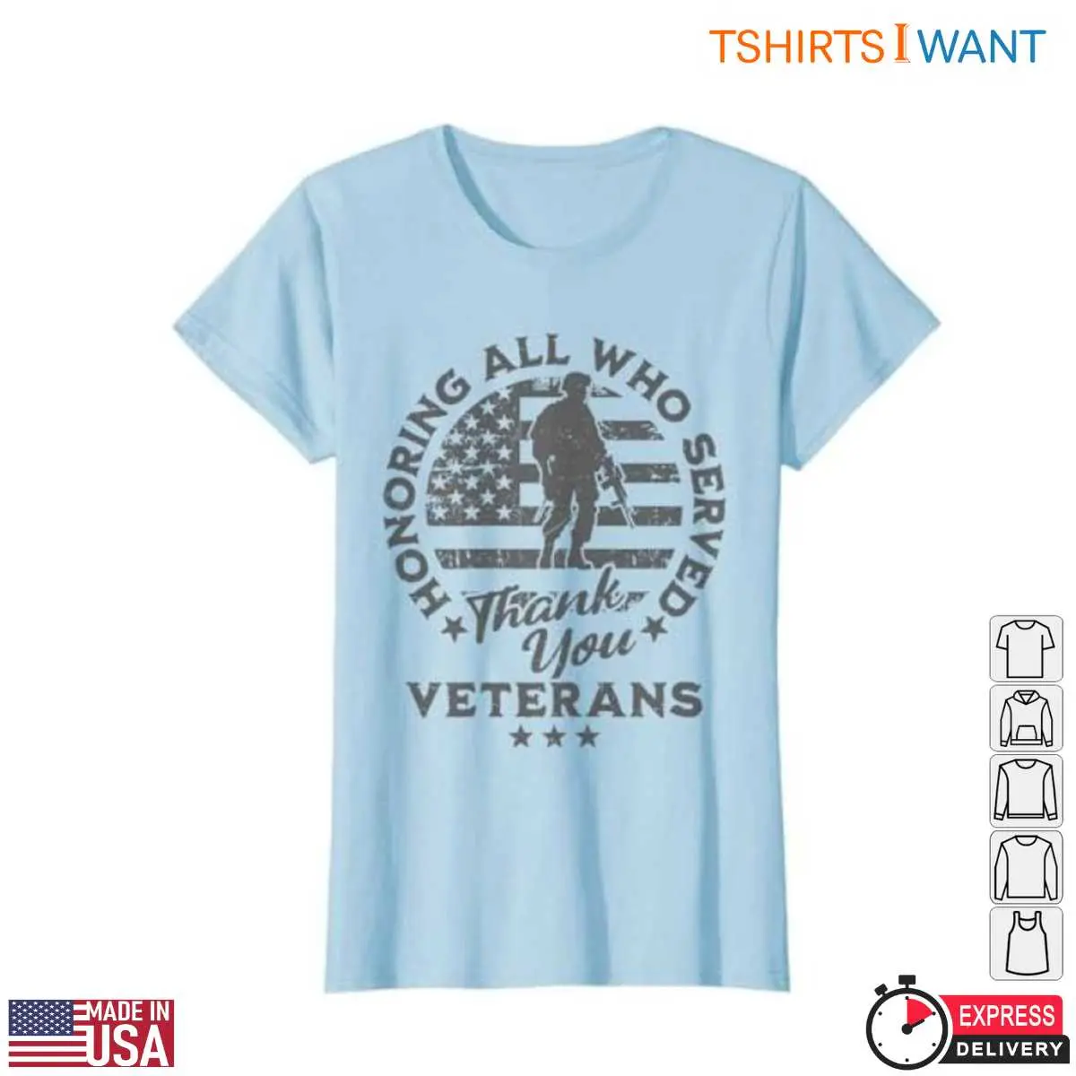 Thank You Veterans T Shirt Honoring All Who Served Tee 2 1.jpg