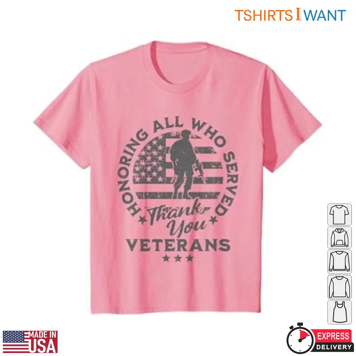 Thank You Veterans T Shirt Honoring All Who Served Tee 5 1.jpg