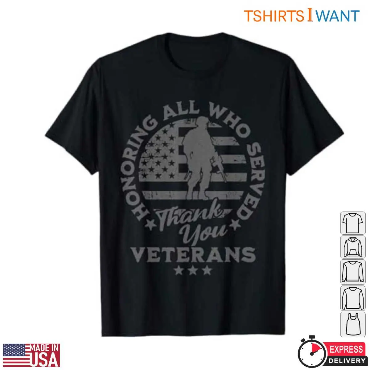 Thank You Veterans T Shirt Honoring All Who Served Tee 7 1.jpg