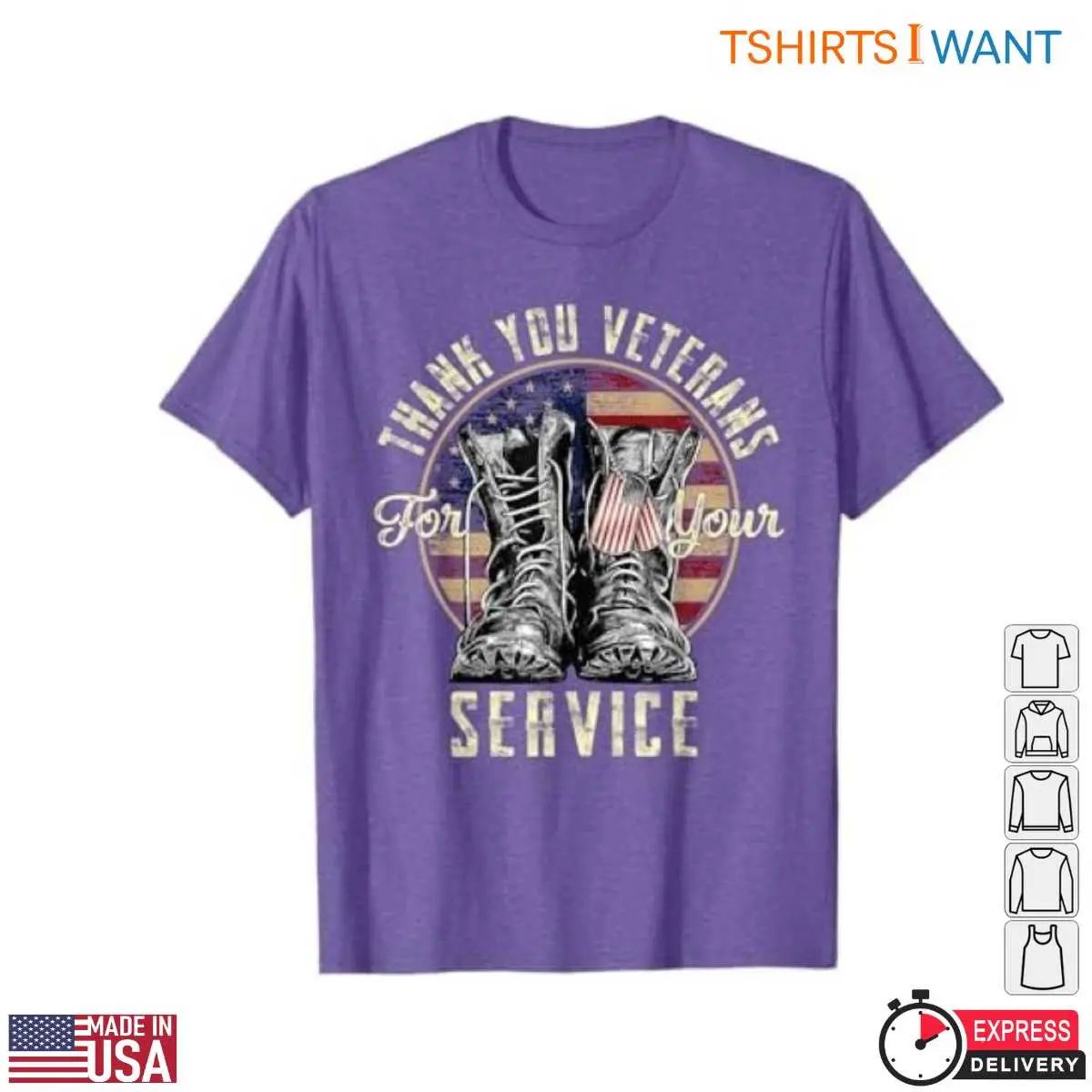 Thank You Veterans T Shirt Patriotic Boots Graphic 5 1.jpg