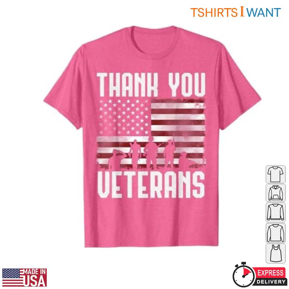 Thank You to Veterans T Shirt Patriotic Military Graphic 4 1.jpg