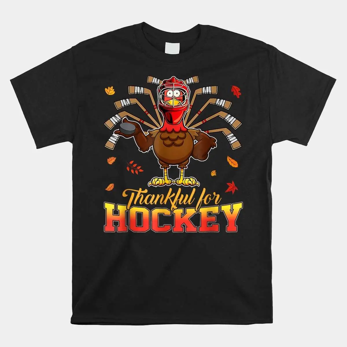 Thankful For Hockey Thanksgiving Turkey Shirt 10 Thankful For Hockey Thanksgiving Turkey Shirt