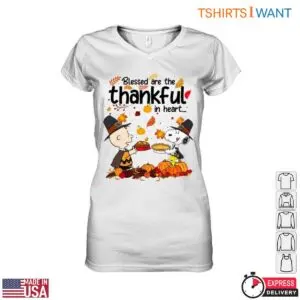 Thanksgiving Charlie Brown T-Shirt - Be Thankful Always Graphic Tee with Snoopy 8 Thanksgiving Charlie Brown T Shirt Be Thankful Tee 3 1.jpg