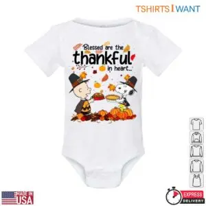 Thanksgiving Charlie Brown T-Shirt - Be Thankful Always Graphic Tee with Snoopy 9 Thanksgiving Charlie Brown T Shirt Be Thankful Tee 4 1.jpg