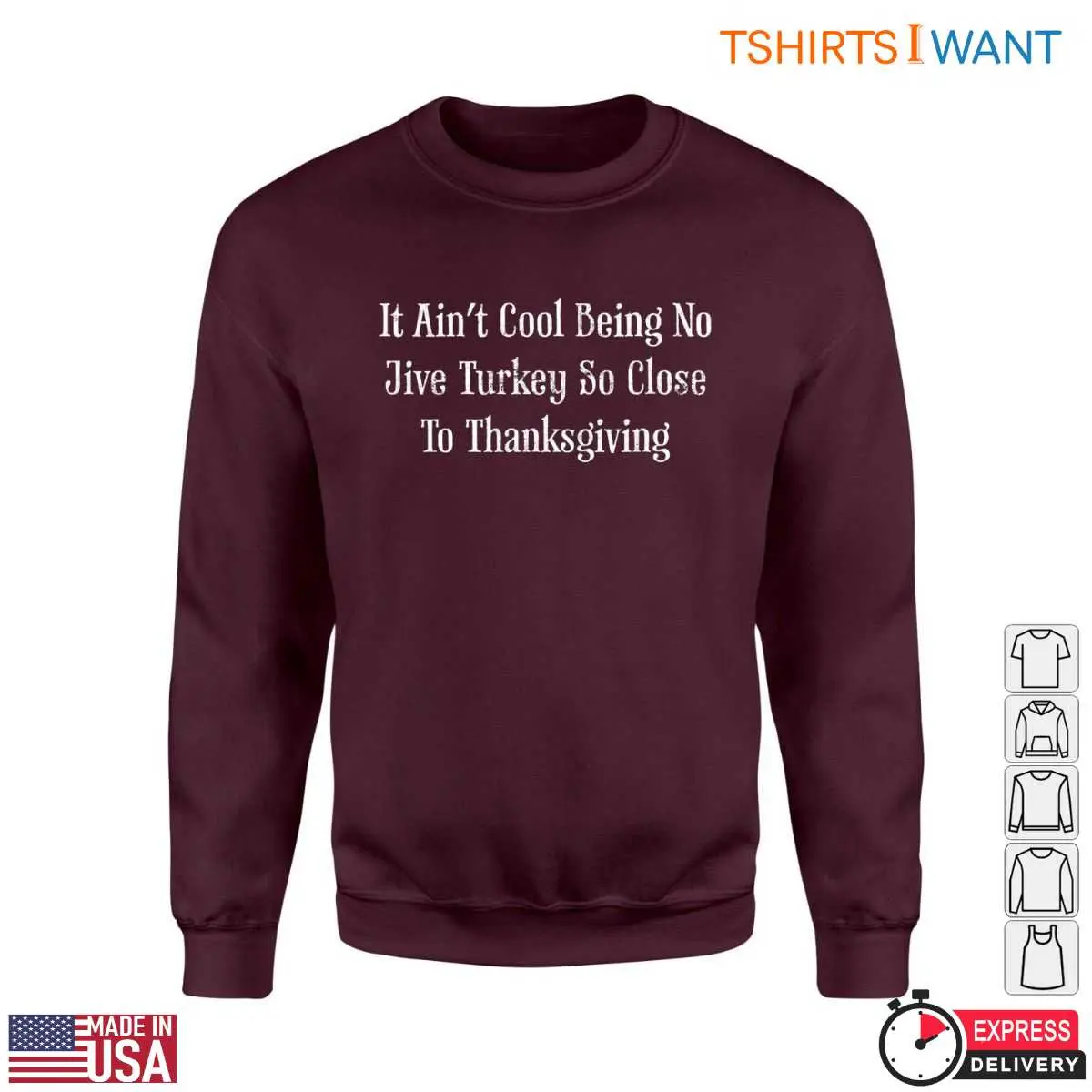 Thanksgiving Humor T Shirt No Jive Turkey 2 1.jpg