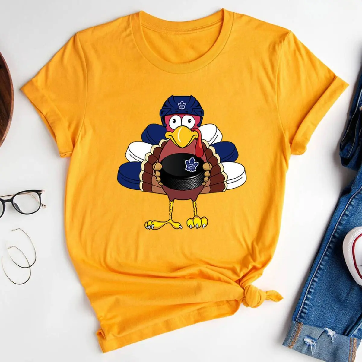 Thanksgiving Turkey Toronto Maple Leafs Shirt 13 Thanksgiving Turkey Toronto Maple Leafs Sweatshirt 4