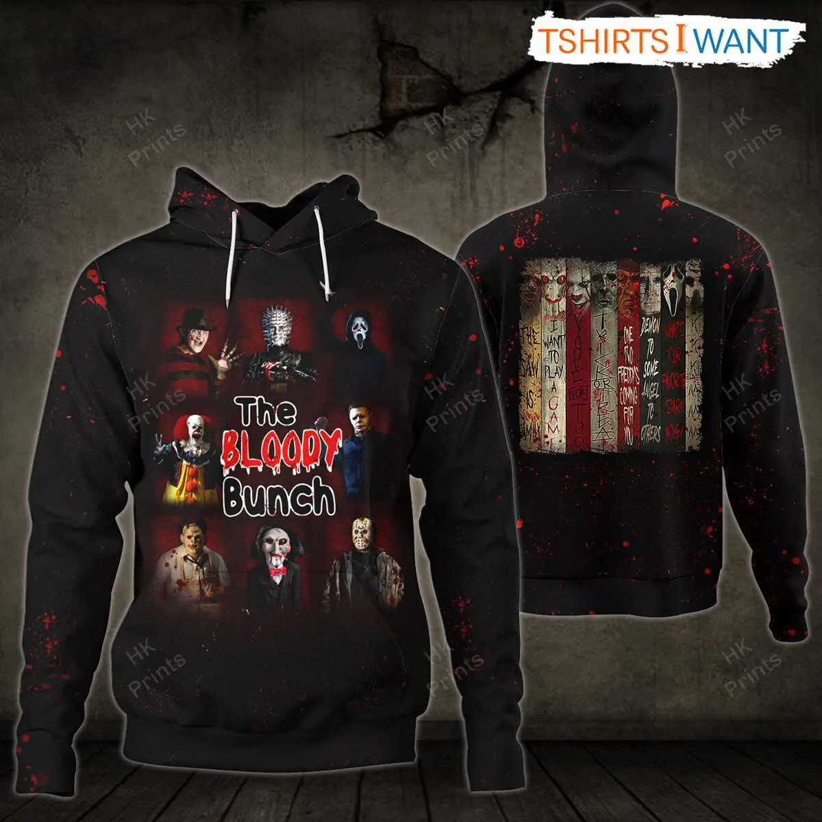 The Bloody Bunch Hoodie Halloween Horror Characters 2 1.jpg
