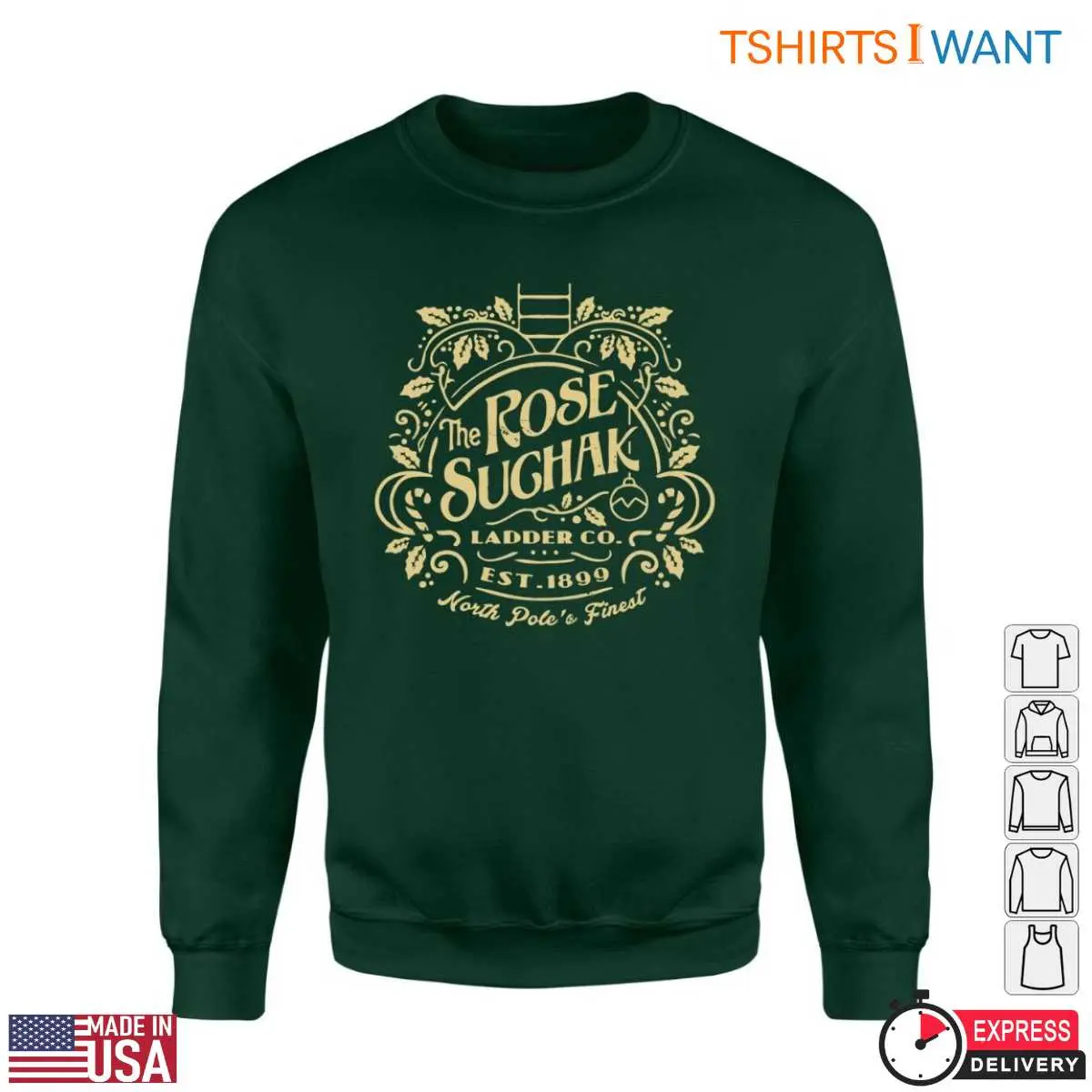 The Santa Clause Movie Quotes T-Shirt -The Rose Suchak Ladder Co. 11 The Santa Clause Movie Quotes T-Shirt Detail View