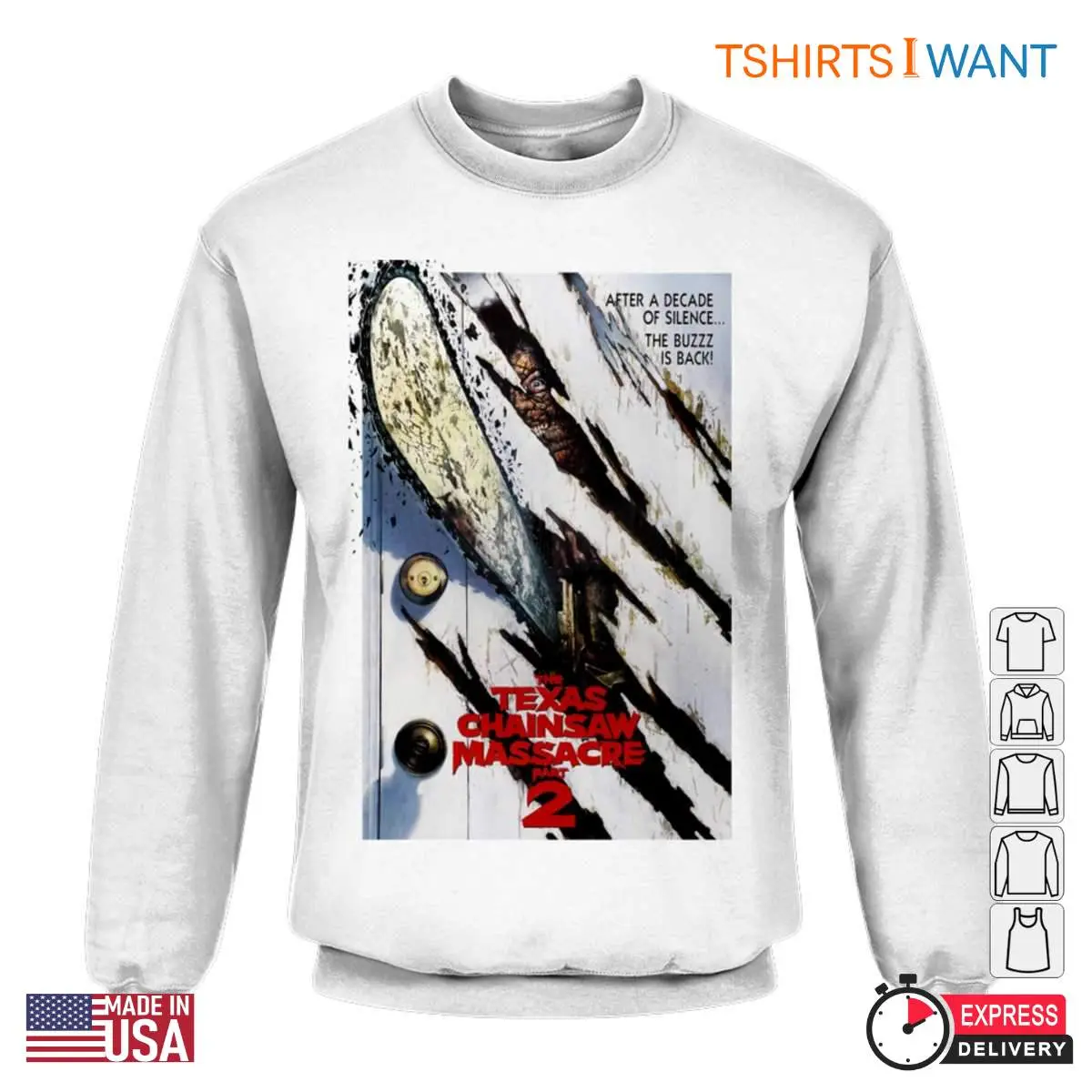 The Texas Chainsaw Massacre 2 The Buzz is Back T Shirt 5 1.jpg