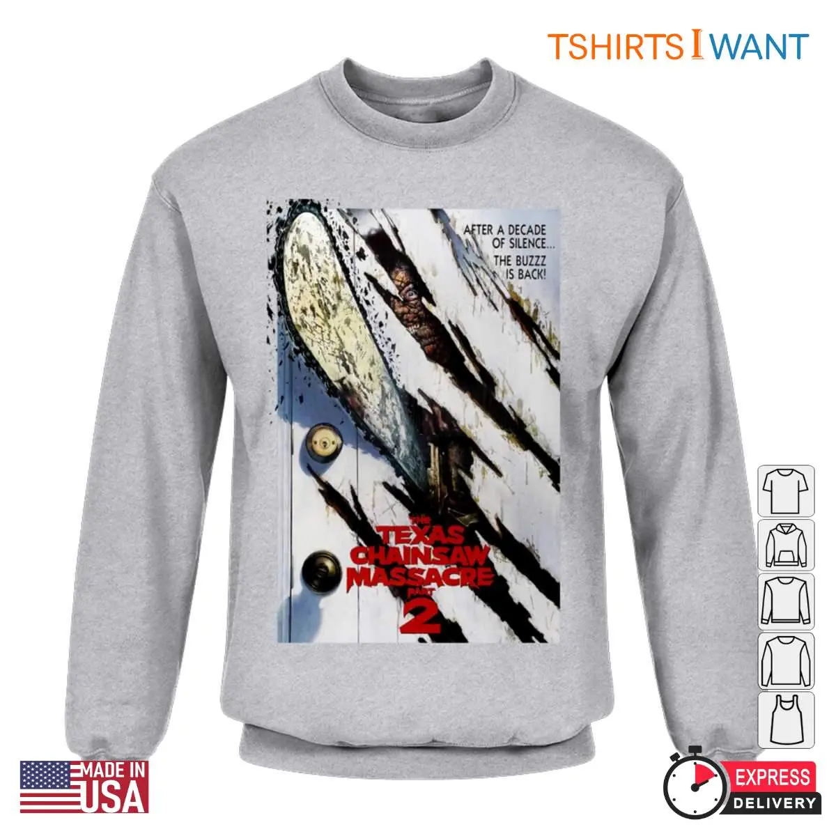 The Texas Chainsaw Massacre 2 The Buzz is Back T Shirt 6 1.jpg