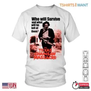 The Texas Chainsaw Massacre Classic Movie Poster T Shirt Leatherface Horror Design 1 1.jpg