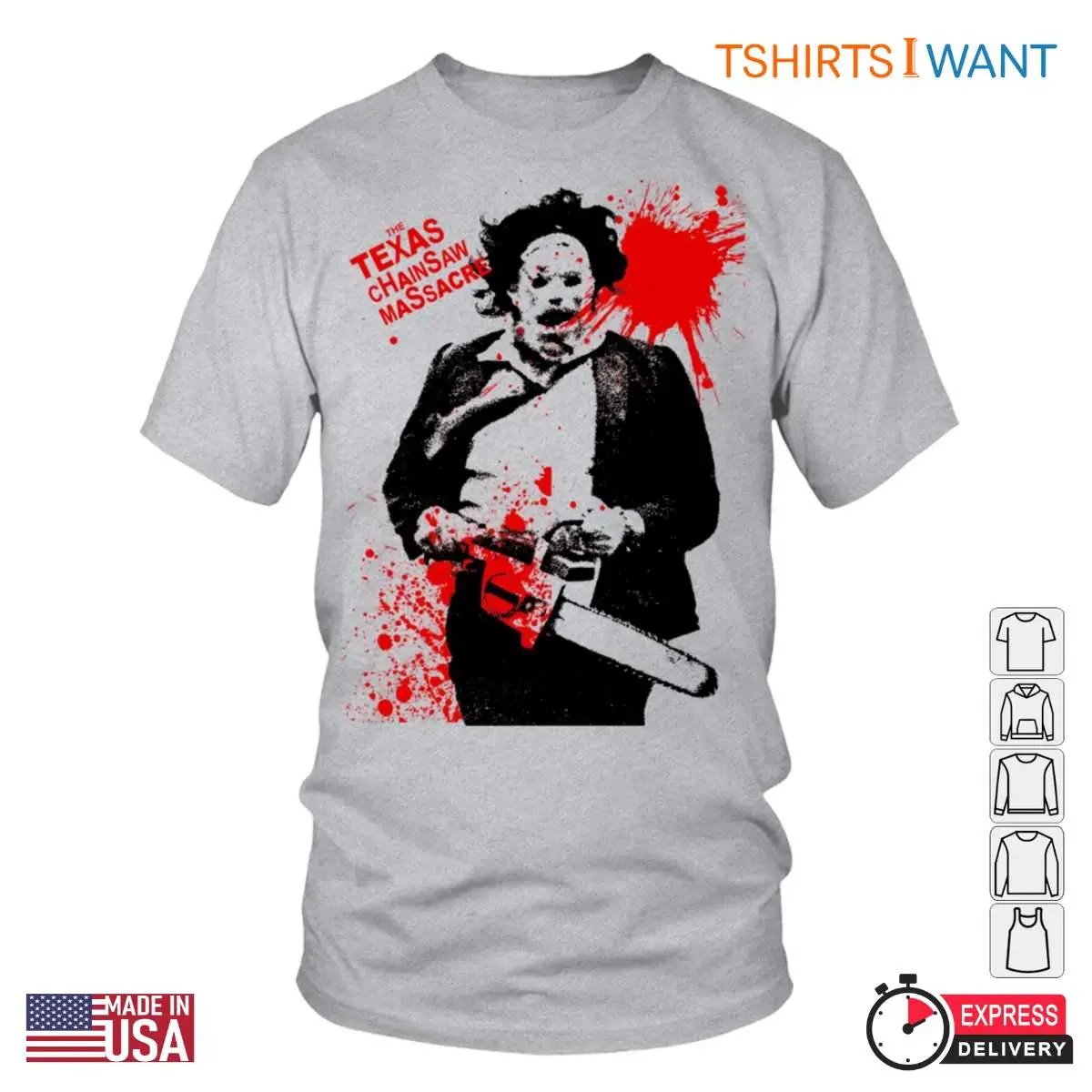 The Texas Chainsaw Massacre Leatherface Strikes Again T Shirt 2 1.jpg