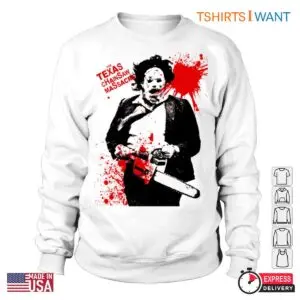 The Texas Chainsaw Massacre Leatherface Strikes Again T-Shirt 7 The Texas Chainsaw Massacre Leatherface Strikes Again T Shirt 3 1.jpg