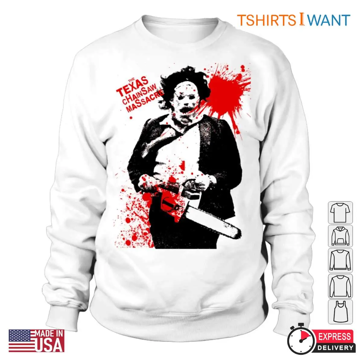 The Texas Chainsaw Massacre Leatherface Strikes Again T-Shirt 11 The Texas Chainsaw Massacre Leatherface Strikes Again T-Shirt Detail