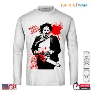 The Texas Chainsaw Massacre Leatherface Strikes Again T-Shirt 8 The Texas Chainsaw Massacre Leatherface Strikes Again T Shirt 4 1.jpg
