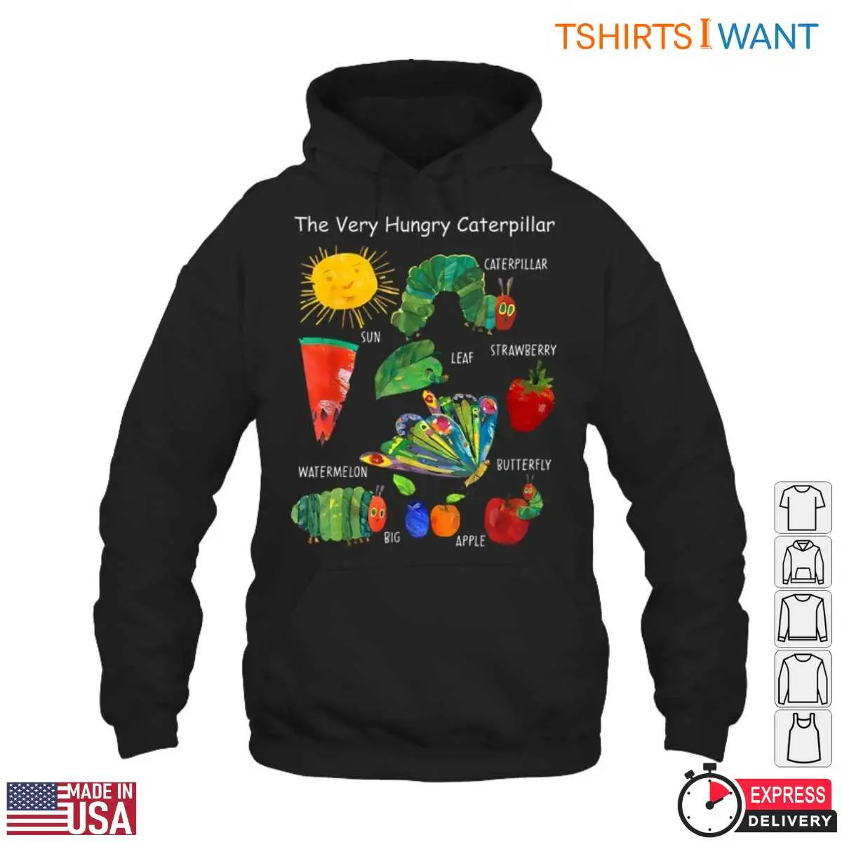 The Very Hungry Caterpillar T Shirt Educational Teacher Apparel 4 1.jpg