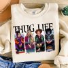 Thug Life Halloween Queens Sweatshirt – Funny Horror Movie Women Crewneck 1