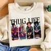 Thug Life Halloween Queens Sweatshirt – Funny Horror Movie Women Crewneck 12 Thug Life Halloween Queens Sweatshirt – Funny Horror Movie Women Crewneck 1