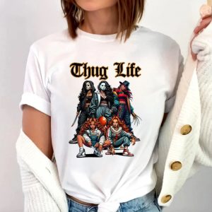 Thug Life Horror Girls Movie Shirt – Funny Scary Halloween Tee 3