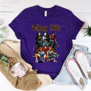 Thug Life Horror Girls Movie Shirt – Funny Scary Halloween Tee 6