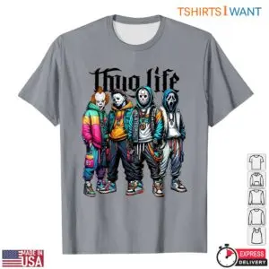 Thug Life Horror Movie Characters T-Shirt – Street Style Halloween Villains Graphic Tee 9 Thug Life Horror Movie Characters T Shirt E28093 Street Style Halloween Villains Graphic Tee 4.jpg