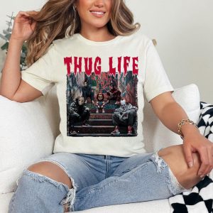 Thug Life Horror Villains Sweatshirt – Graffiti Street Style Halloween Crewneck 8