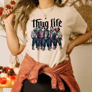 Thug Life Horror Villains T Shirt – Hip Hop Slasher Icons Tee 1