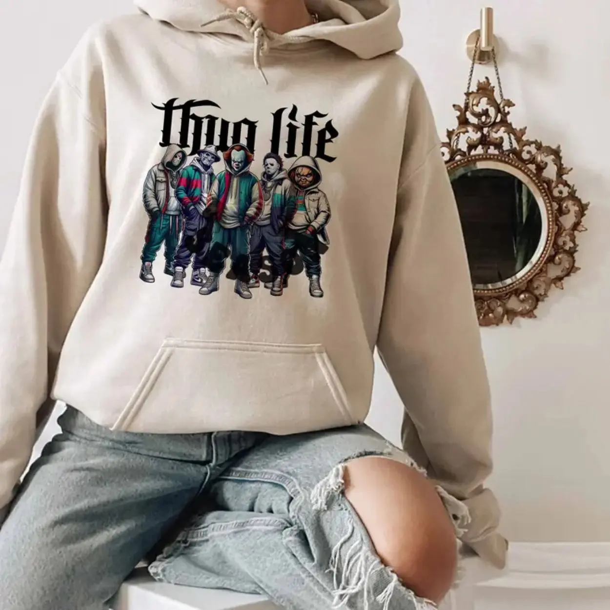 Thug Life Horror Villains T Shirt – Hip Hop Slasher Icons Tee 2