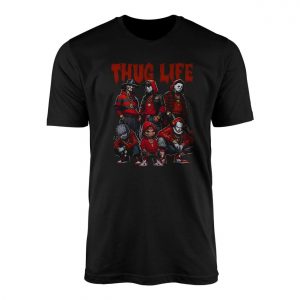 Thug Life T shirt E28093 Horror Movie Villains Streetwear Design Tee 1.jpg