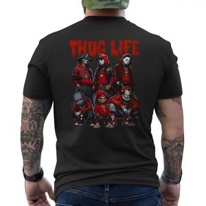 Thug Life T shirt E28093 Horror Movie Villains Streetwear Design Tee 6.jpg