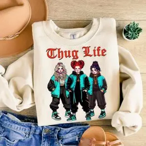 Thug Life Witches Shirt – Funny Sanderson Sisters Halloween Tee 9 Thug Life Witches Shirt – Funny Sanderson Sisters Halloween Tee 2
