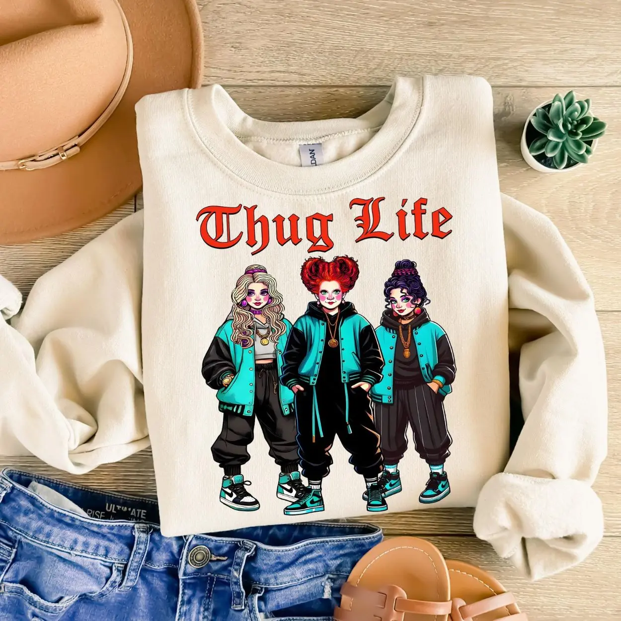 Thug Life Witches Shirt – Funny Sanderson Sisters Halloween Tee 2